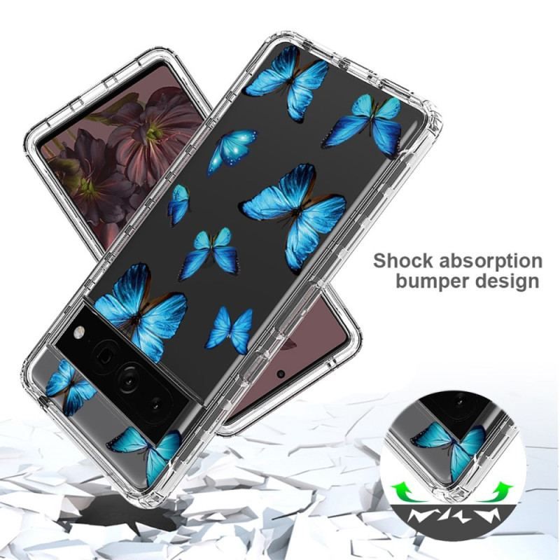 Coque Google Pixel 7 Pro Transparente Papillons