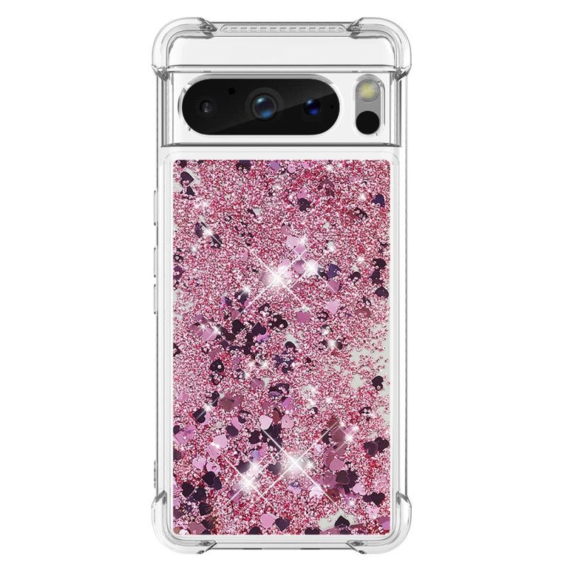 Coque Google Pixel 8 Pro Paillettes Coins Renforcés