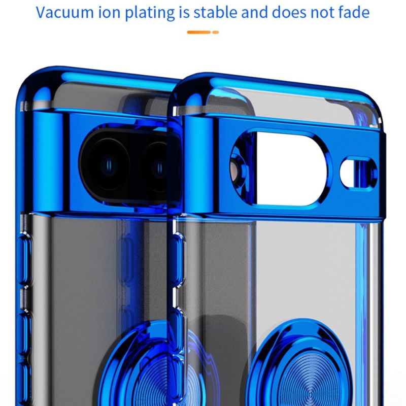 Coque Google Pixel 8 Pro Transparente Anneau-Support