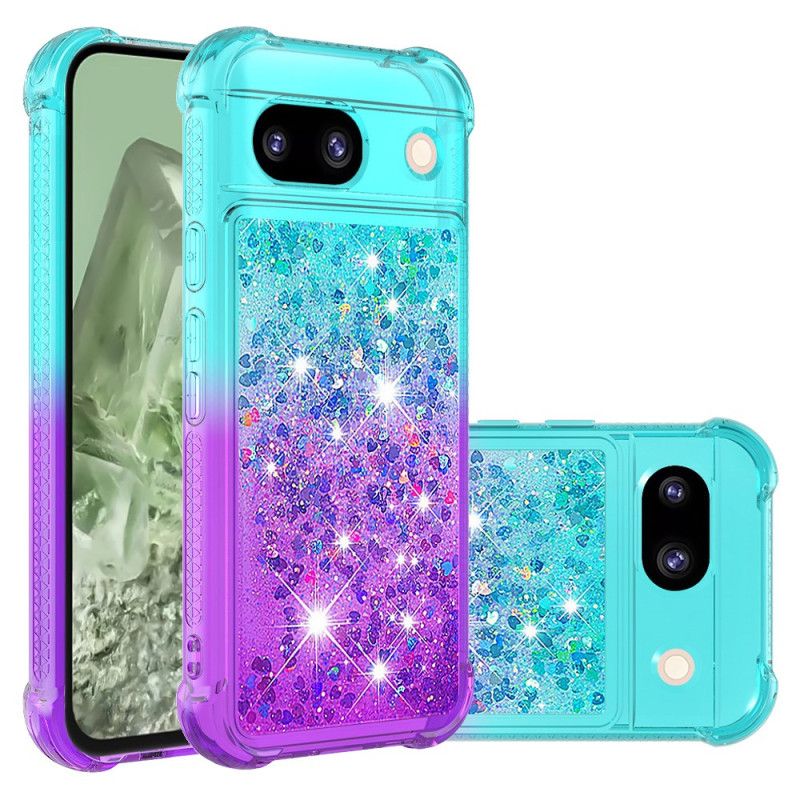 Coque Google Pixel 8A Dégradé Paillettes