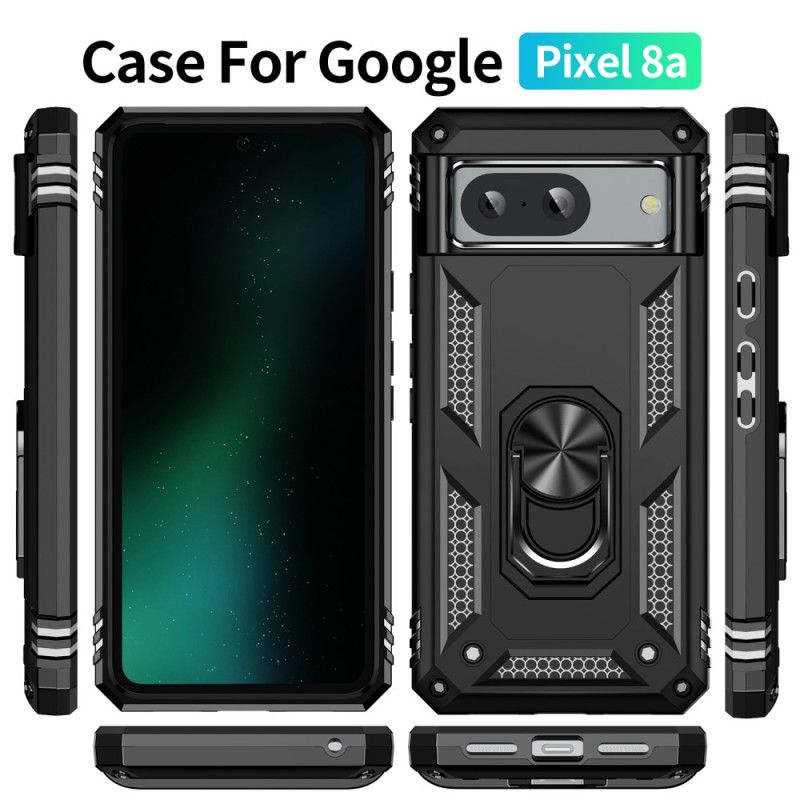 Coque Google Pixel 8A Double Protection avec Anneau-Support