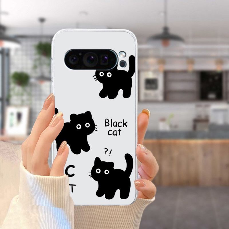 Coque Google Pixel 9 Chat noir