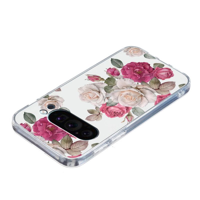 Coque Google Pixel 9 Pivoines