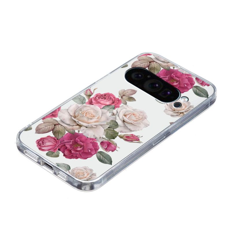 Coque Google Pixel 9 Pivoines