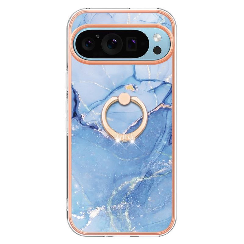 Coque Google Pixel 9 / Pixel 9 Pro Anneau-Support Marbrée