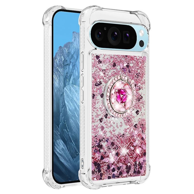 Coque Google Pixel 9 / Pixel 9 Pro Anneau-Support Paillettes