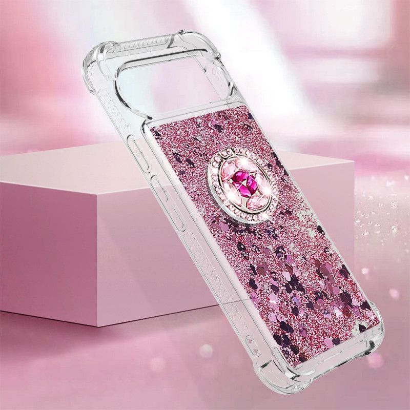 Coque Google Pixel 9 / Pixel 9 Pro Anneau-Support Paillettes