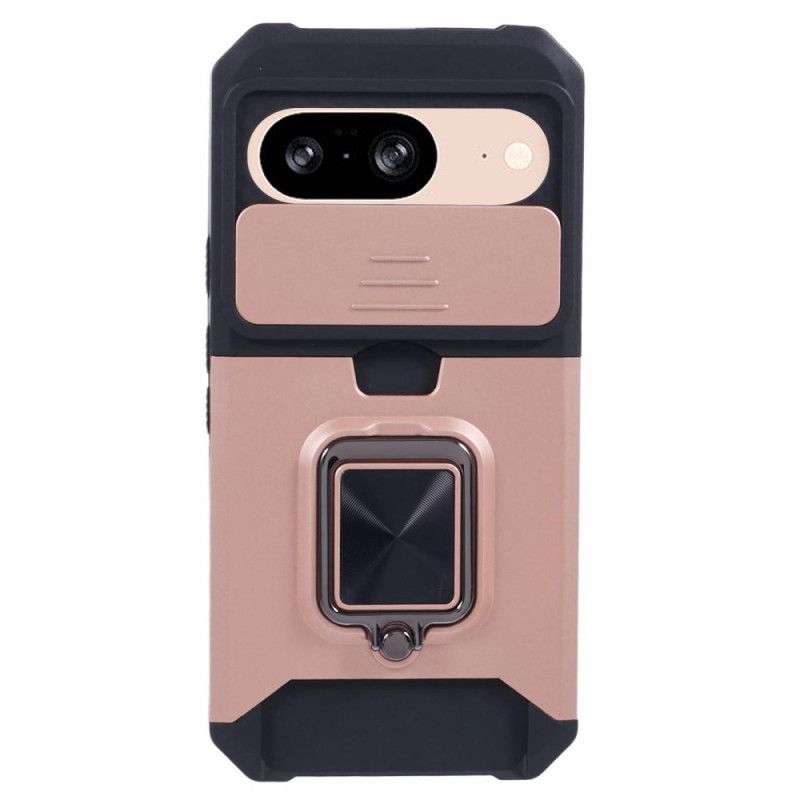 Coque Google Pixel 9 / Pixel 9 Pro Porte-Cartes Protecteur Objectif et Support