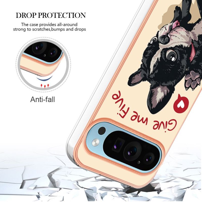 Coque Google Pixel 9 Pro XL Chien Give Me Five