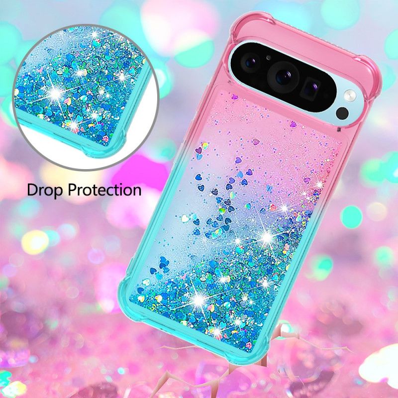 Coque Google Pixel 9 Pro XL Dégradé Paillettes