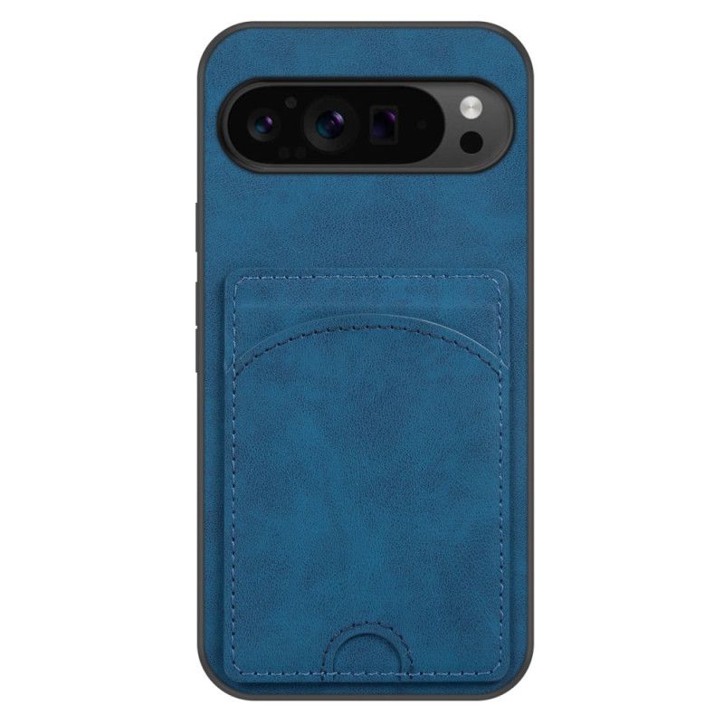 Coque Google Pixel 9 Pro XL Effet Cuir Porte-Cartes Support