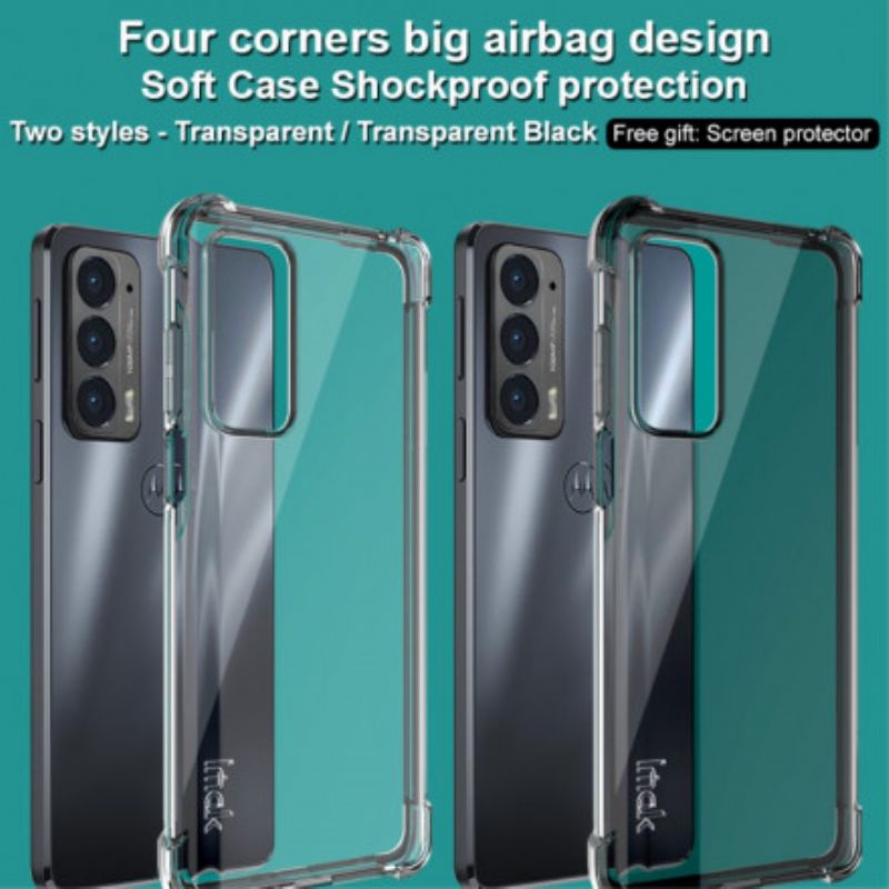 Coque Motorola Edge 20 Transparente Avec Film Écran Imak