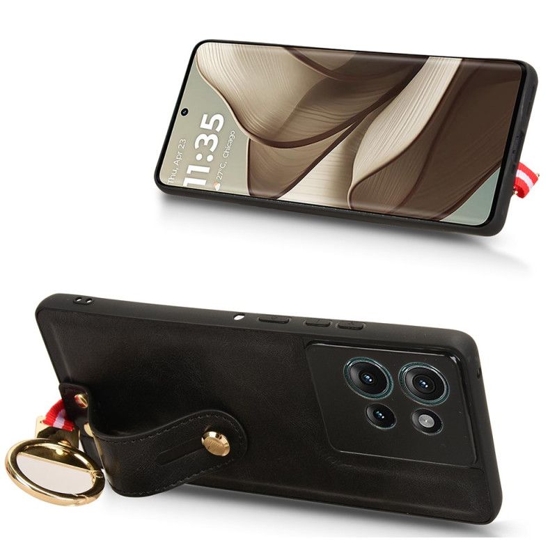 Coque Motorola Edge 50 Sangle et Ouvre-Bouteille