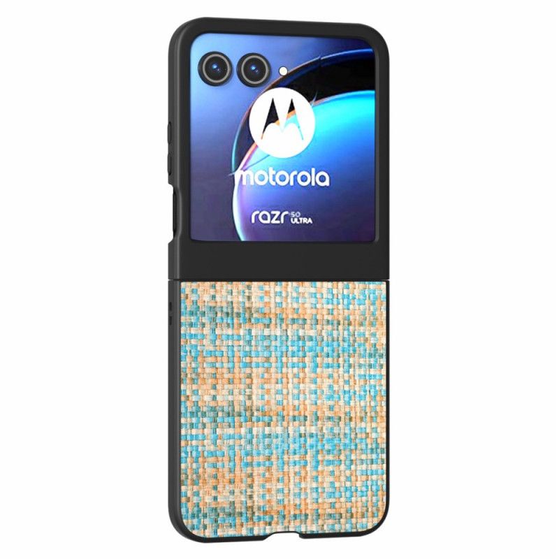 Coque Motorola Razr 50 5G Texture à Carreaux