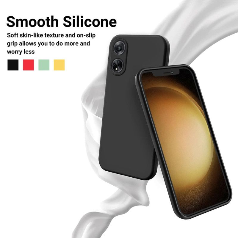 Coque Oppo A98 5G Silicone Liquide à Lanière