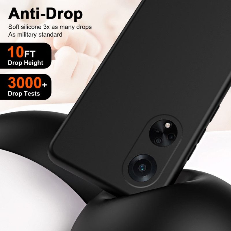 Coque Oppo A98 5G Silicone Liquide à Lanière