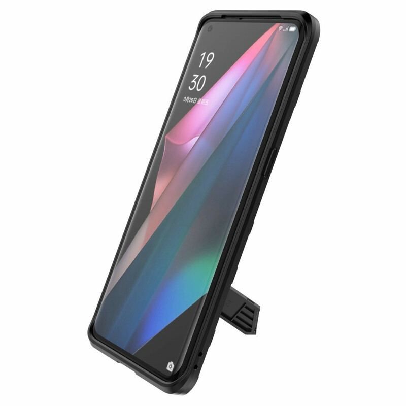 Coque Oppo Find X3 / X3 Pro Support Amovible Deux Positions Mains Libres