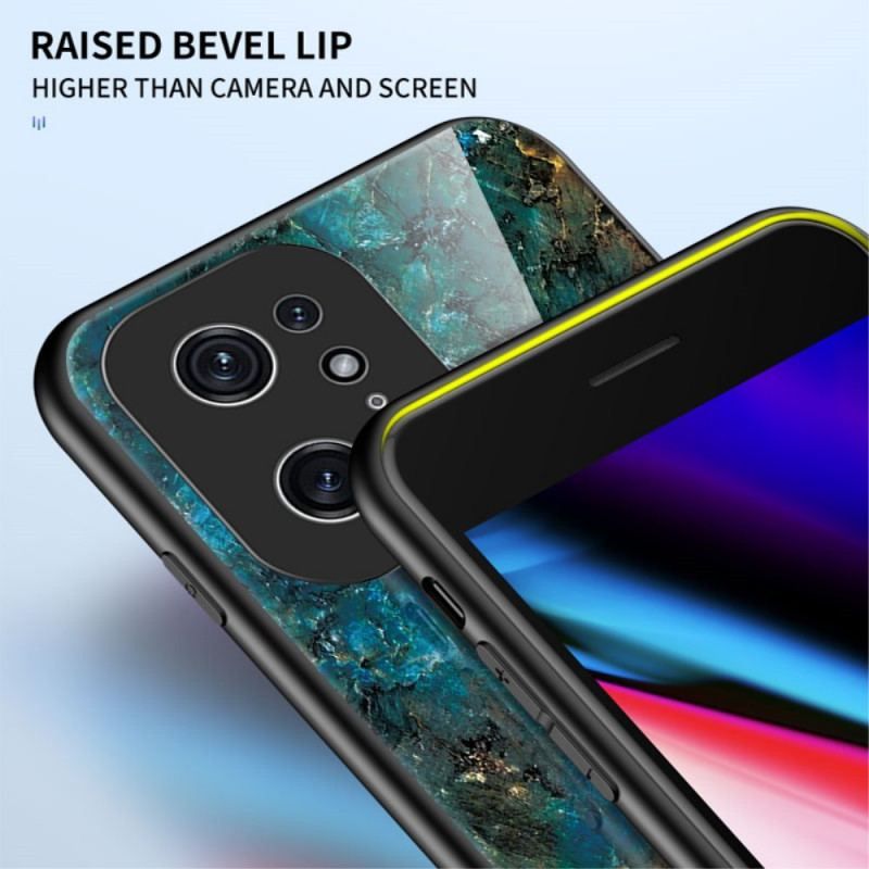 Coque Oppo Find X5 Pro Verre Trempé Marble Colors