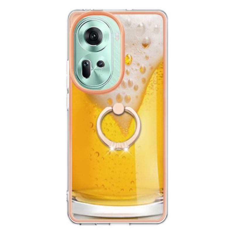 Coque Oppo Reno 11 5G Anneau-Support Bière