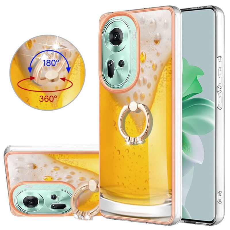 Coque Oppo Reno 11 5G Anneau-Support Bière