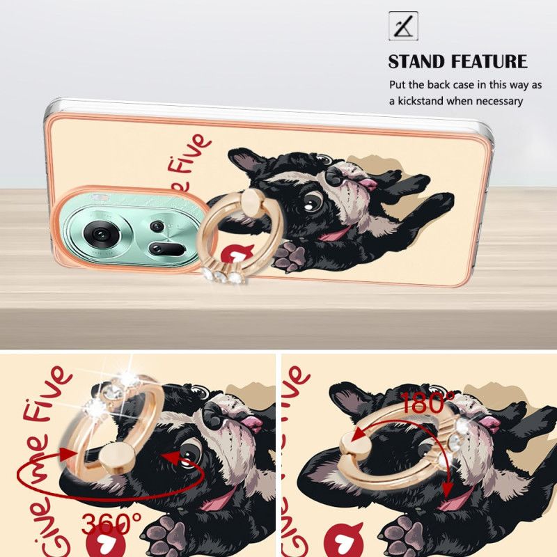 Coque Oppo Reno 11 5G Chien Give Me Five