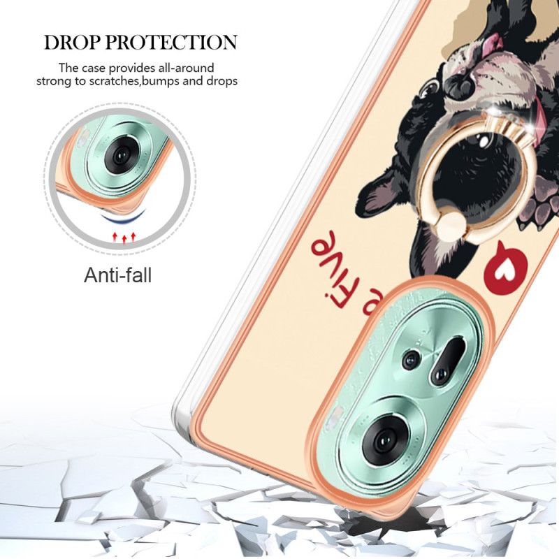 Coque Oppo Reno 11 5G Chien Give Me Five