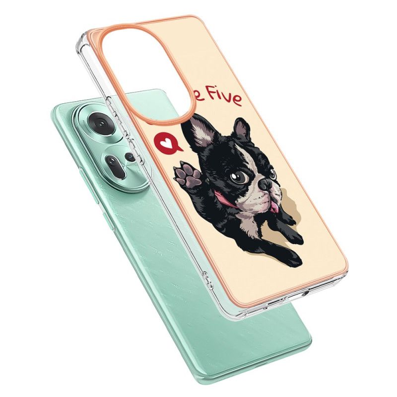 Coque Oppo Reno 11 5G Chien Give Me Five