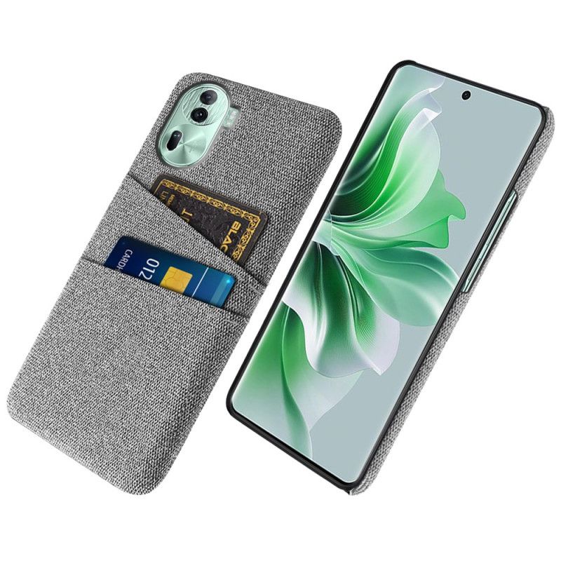 Coque Oppo Reno 11 Pro 5G Porte-Cartes Tissu