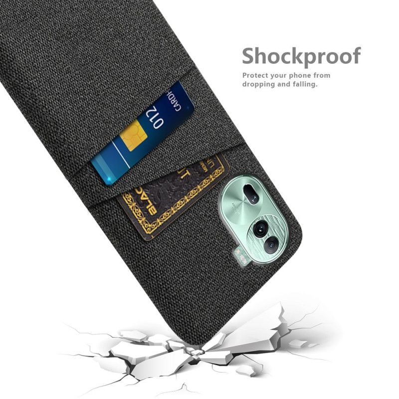 Coque Oppo Reno 11 Pro 5G Porte-Cartes Tissu