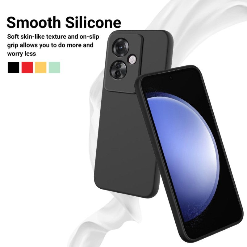 Coque Oppo Reno 11F 5G Silicone Liquide à Lanière