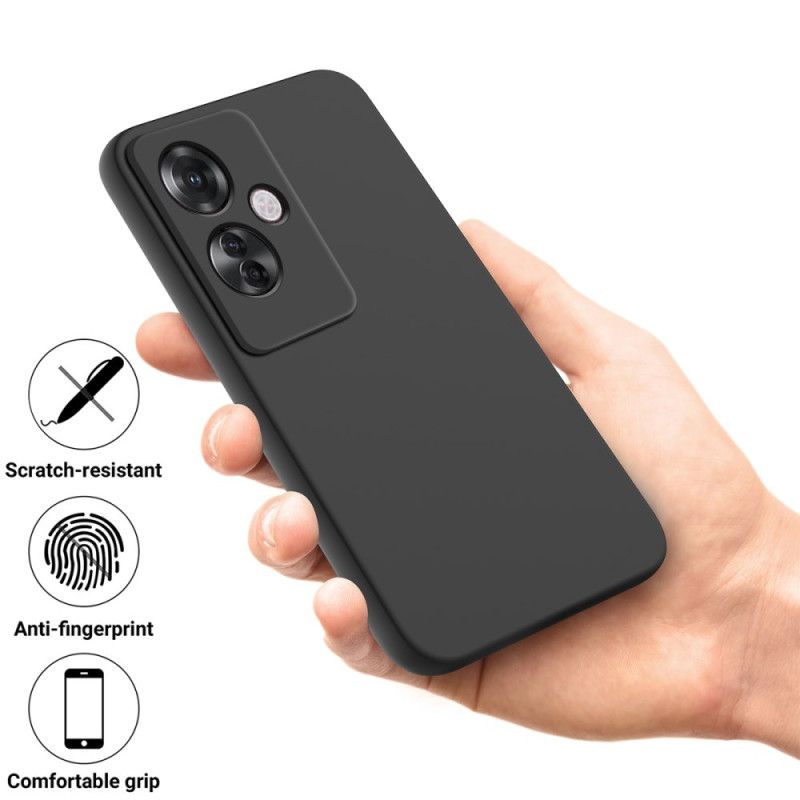 Coque Oppo Reno 11F 5G Silicone Liquide à Lanière