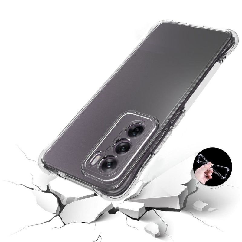 Coque Oppo Reno 12 5G Transparente Coins Renforcés