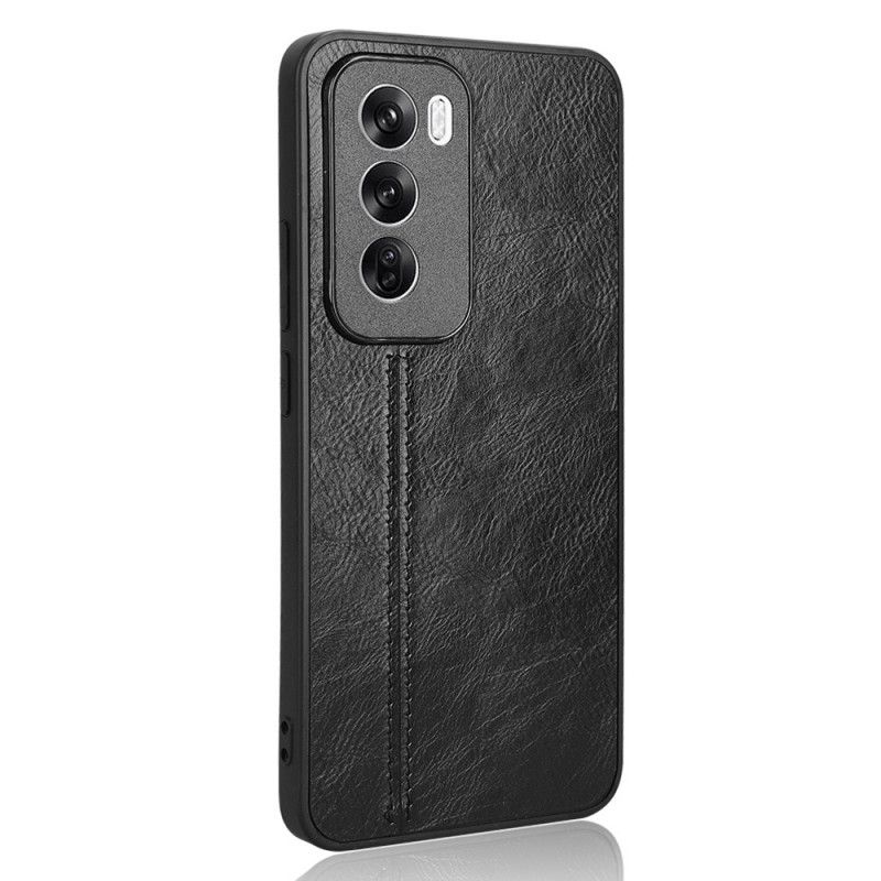 Coque Oppo Reno 12 Pro 5G Effet Cuir Couture