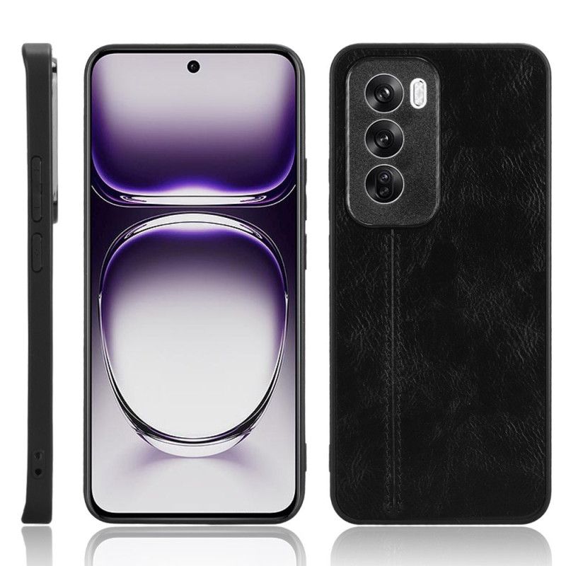 Coque Oppo Reno 12 Pro 5G Effet Cuir Couture