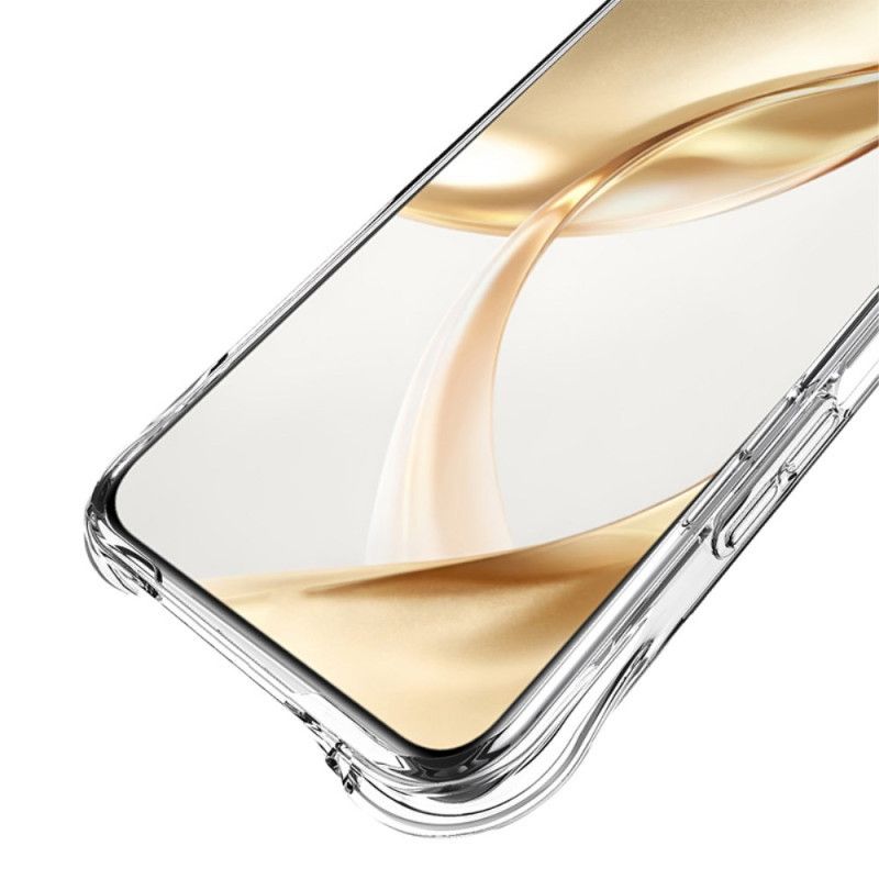 Coque Oppo Reno 12F 5G Transparente Texture Ondulée avec Airbag IMAK