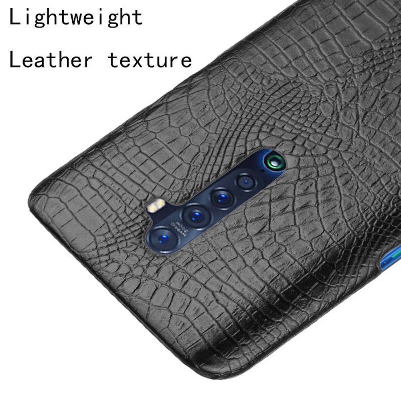 Coque Oppo Reno 2 Effet Peau De Crocodile