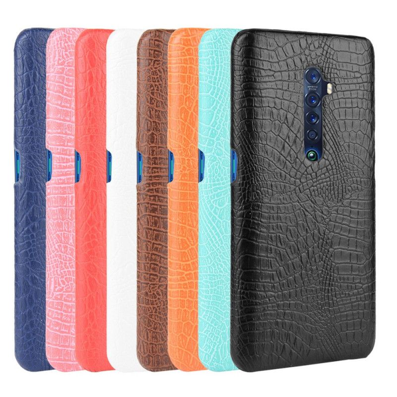 Coque Oppo Reno 2 Effet Peau De Crocodile