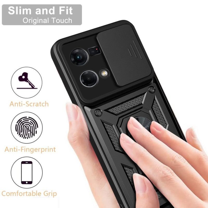 Coque Oppo Reno 7 Anneau Premium