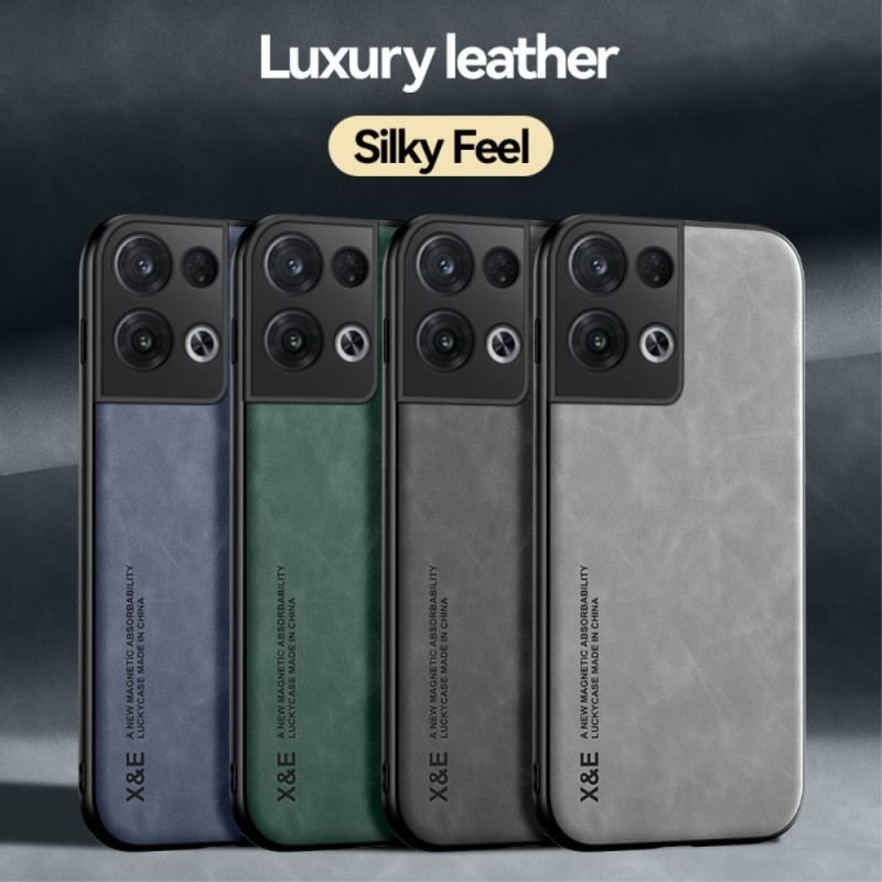 Coque Oppo Reno 8 Effet Cuir X&E