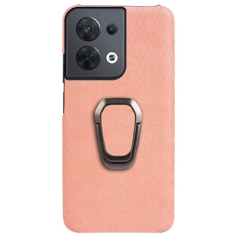 Coque Oppo Reno 8 Nid d'Abeille avec Anneau-Support