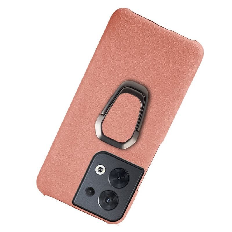 Coque Oppo Reno 8 Nid d'Abeille avec Anneau-Support