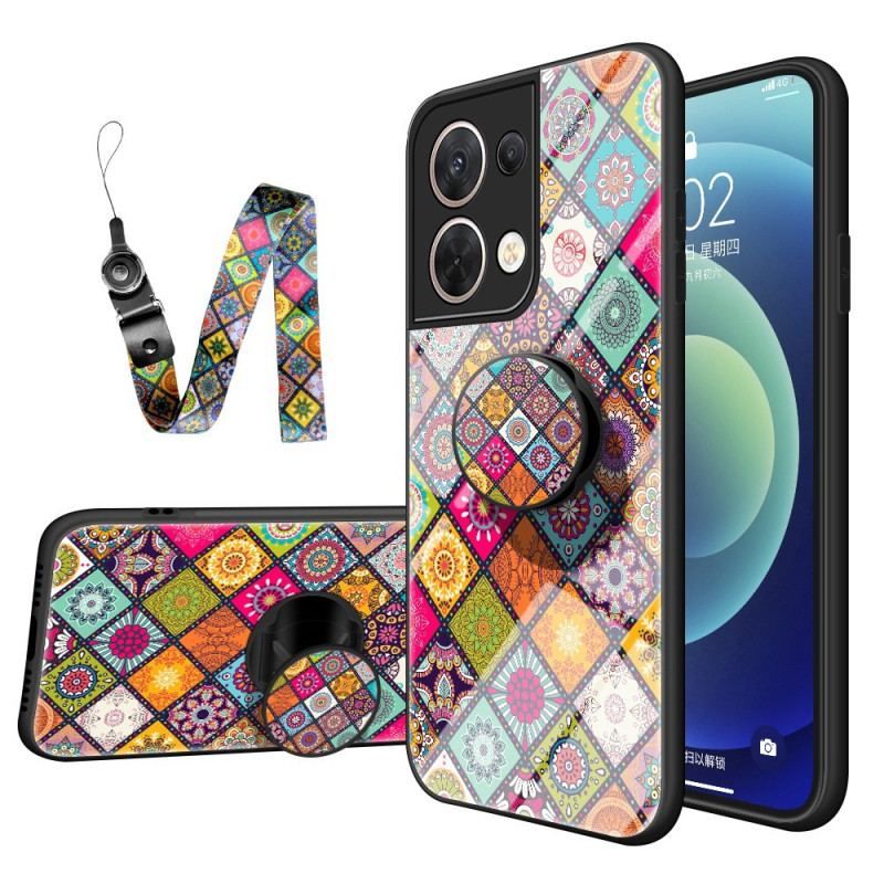 Coque Oppo Reno 8 Patchwork