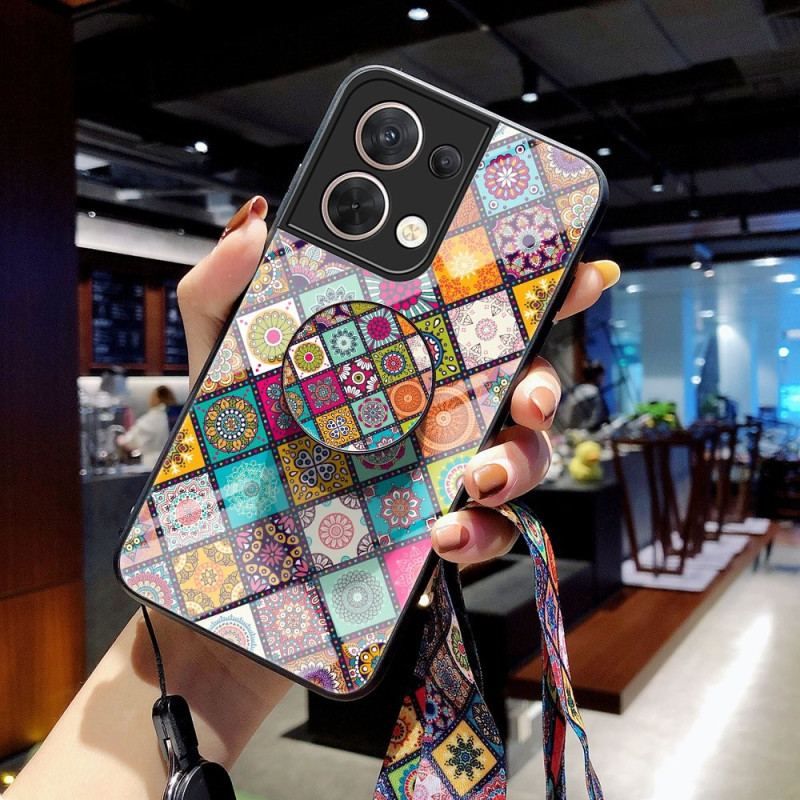 Coque Oppo Reno 8 Patchwork