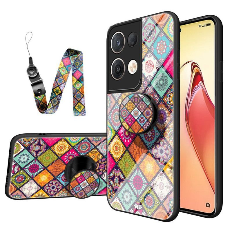 Coque Oppo Reno 8 Pro Patchwork