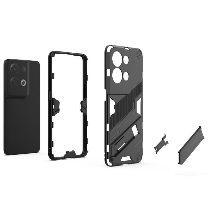 Coque Oppo Reno 8 Pro Support Amovible Deux Positions Mains Libres