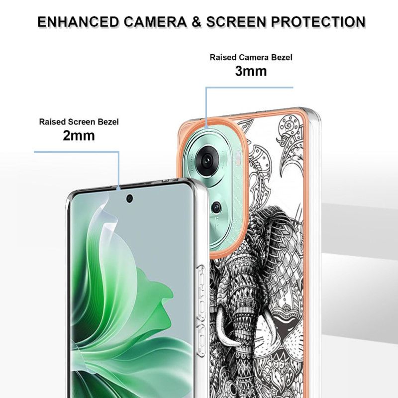 Coque Oppo Reno11 5G Éléphant Totem