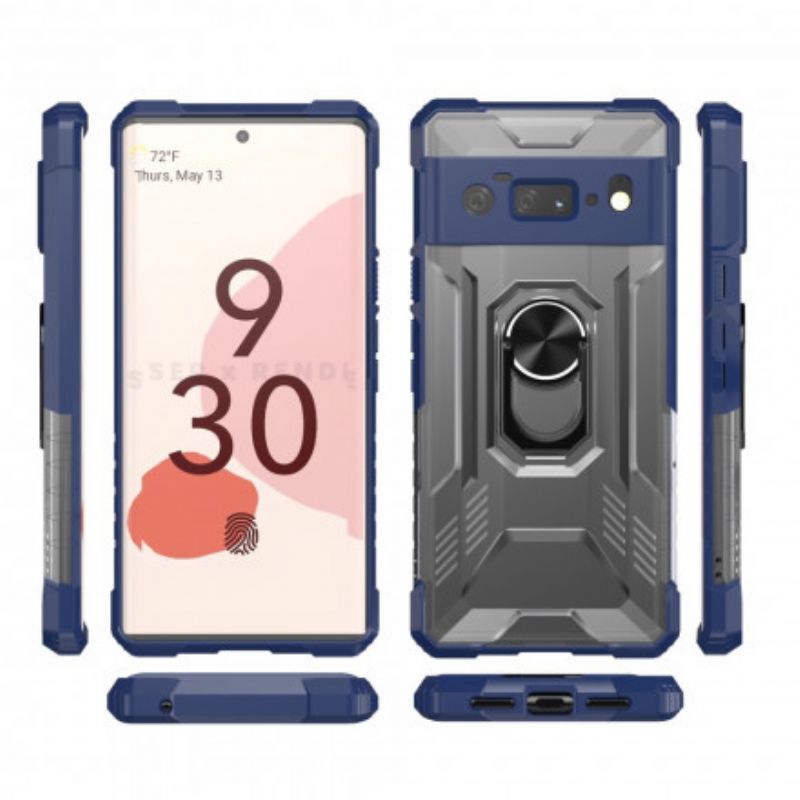 Coque Pour Google Pixel 6 Pro Givrée Avec Anneau-support