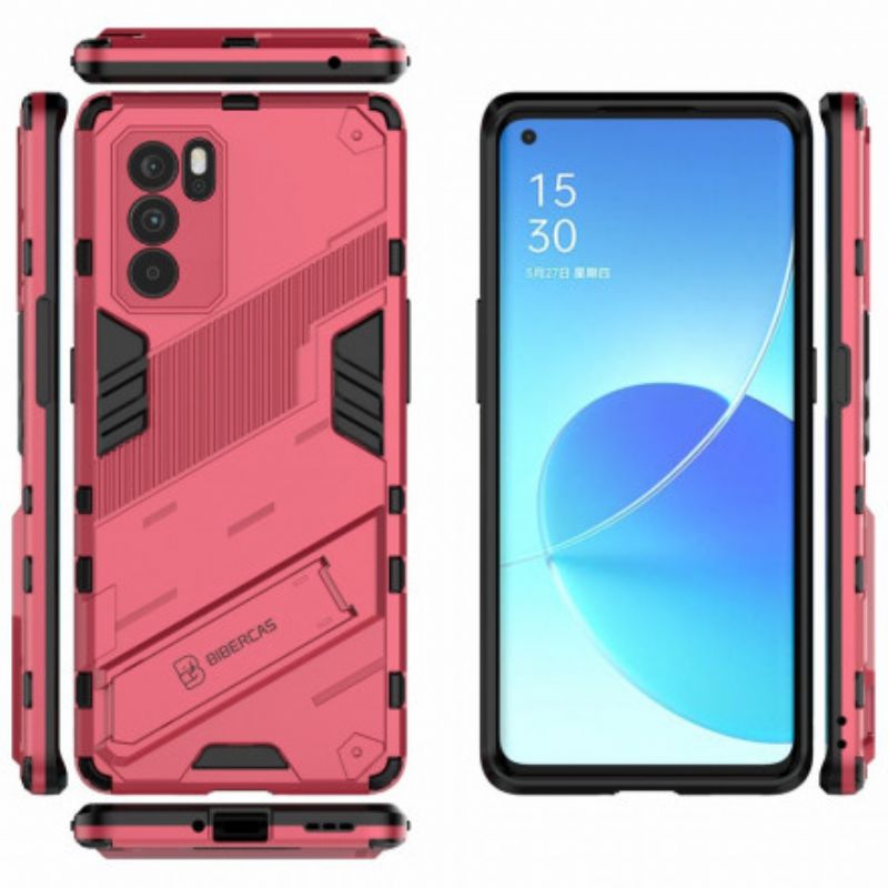 Coque Pour Oppo Reno 6 Pro 5G Support Amovible Deux Positions Mains Libres