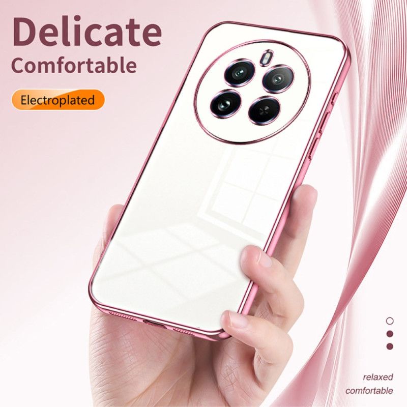 Coque Realme 12 Pro / 12 Pro Plus Rebords Style Métal