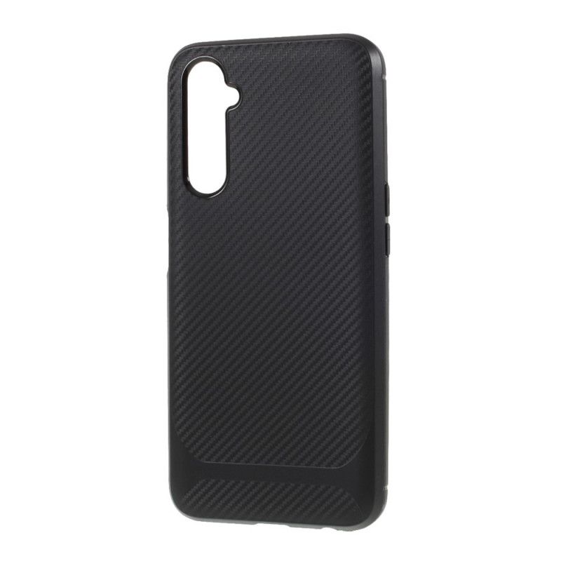 Coque Realme 6 Simple Fibre Carbone Flexible